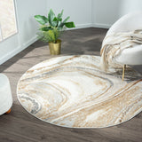 Avani Marble Rug - Sand - 160x160