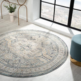 Aubre Contemporary Area Rug - Charcoal - 190x190