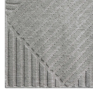 Alpha Outdoor Rug - Light Grey - 300x400