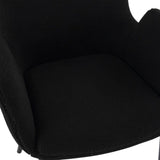 Charcoal Embrace Boucle &#8211; teddy Sherpa Fabric Armchair Set