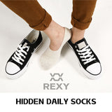 15X Rexy Daily No Show Ankle Socks Medium Non-Slip Breathable MULTI COLOUR