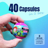 40X Puppy Club Farm Animal Toy Capsules 50mm Collectible Gacha in Display Box