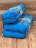 3-Fold Zafu Meditation Cushion Set Blue Medium Size