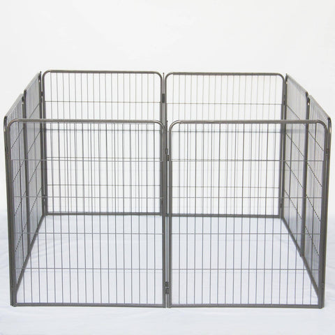 YES4PETS 100 cm Heavy Duty Pet Dog Cat Puppy Rabbit Exercise Playpen Fence