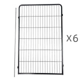 YES4PETS 6 Panel 120 cm Heavy Duty Pet Dog Cat Rabbit Playpen Fence