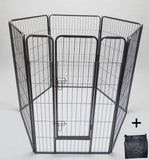 YES4PETS 6 Panel 120 cm Heavy Duty Pet Dog Cat Rabbit Playpen Fence With Cover