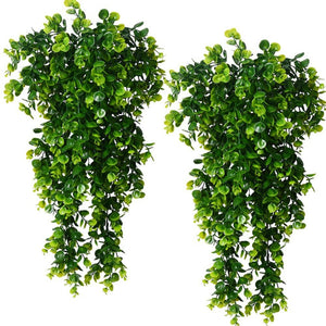 2 Pack 76cm Artificial Eucalyptus Plants Fake Plants FauxHome Garden Window Office Wedding Decoration