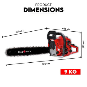 Commercial Petrol Chainsaw 22