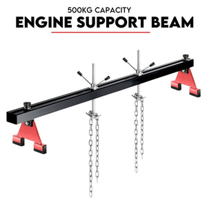 Engine Support Bar Engine Load Leveler 1100 Lbs Transmission w/ Dual Hook