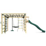 Lifespan Kids Orangutan Climbing Cube Jungle Gym Play Centre + Green Slide