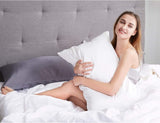 Gioia Casa Luxury Pillowcase 2 Pack - 100% Pure Mulberry Silk on Both Sides - White