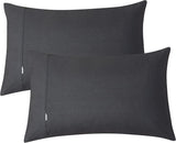 Gioia Casa Vintage Washed 100% Cotton Sheet Set with 1 Pillowcases - Charcoal - Single