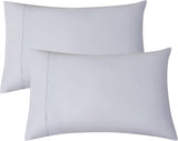 Gioia Casa Vintage Washed 100% Cotton Sheet Set with 1 Pillowcases - Silver - Single