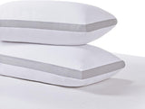 Gioia Casa Bamboo Cooling Pillows Twin Pack - Luxury Plush Down-Like Microfibre Pillows for Bedding - Ultra Soft, Comfy & Breathable Standard Pillows