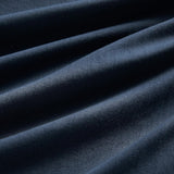 CleverPolly Vintage Washed Microfibre Sheet Set with 2 Pillowcases - Navy - Double