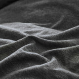 Gioia Casa 100% Jersey Cotton Soft Stretchy Breathable Fitted Sheet - Black Marble - King Size