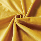 CleverPolly Super Soft Textured Corduroy Velvet European Pillowcase - Mustard Yellow