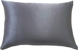 Gioia Casa Luxury Pillowcase - 100% Pure Mulberry Silk on Both Sides - Charcoal