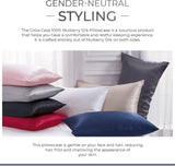 Gioia Casa Luxury Pillowcase - 100% Pure Mulberry Silk on Both Sides - Charcoal