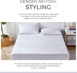 Gioia Casa 100% Ultra-Soft Cotton Quilted Anti-Microbial Mattress Cover Protector - Super King Size