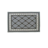 Mason Rubber Backed Bath Mat 40 x 60cm - Grey