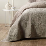 Bianca Kairo Taupe Coverlet Set Single/Double