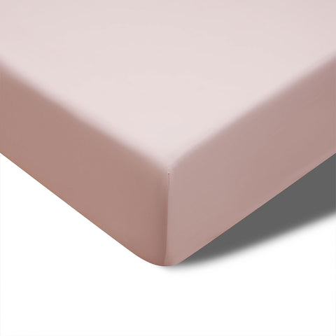 Accessorize 400TC Blush Bamboo Cotton Fitted Sheet 40cm Wall Double