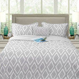 Ramesses Alena Silver 4 Pcs Ultrasonic Comforter Set King