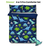 Ramesses Dinosaur Kids Advventure 4 Pcs Comforter Set Single