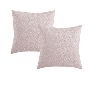 Platinum Collection Pair of Bodhi Pink European Pillowcases 65 x 65cm
