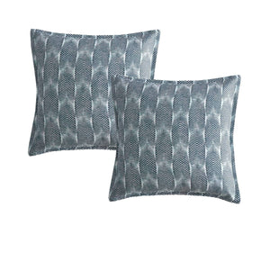 Logan & Mason Pair of Cape Conran Teal European Pillowcases 65 x 65cm