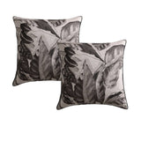 Logan & Mason Pair of Elio Black European Pillowcases 65 x 65cm