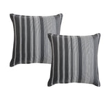 Platinum Collection Pair of Hunter Charcoal European Pillowcases 65 x 65cm