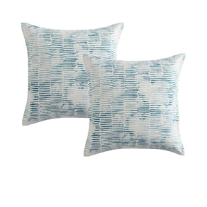 Logan & Mason Pair of Kiama Blue European Pillowcases 65 x 65cm