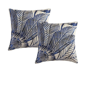 Logan & Mason Pair of Kuranda Blue European Pillowcases 65 x 65cm