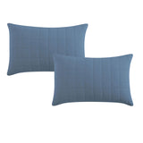 Logan and Mason Pair of Rhodes Steel Standard Pillowcases 48 x 73 + 20cm