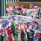 Logan and Mason 250TC Atherton Tropic Cotton Sateen Quilt Cover Set King