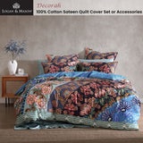 Logan and Mason 250TC Decorah Multi Cotton Sateen Quilt Cover Set King