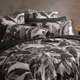 Logan & Mason Elio Black 250TC 100% Cotton Sateen Quilt Cover Set King