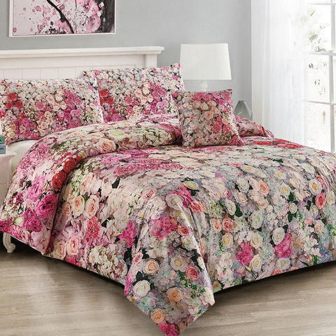 Georges Fine Linens Evaline Quilt Cover Set Queen