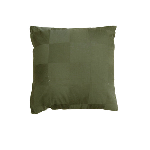 Orient Sense Dominic Olive Gingham Jacquard Cushion Cover 45cm x 45cm