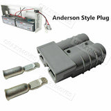 10x Anderson Style 50 AMP Plug Connectors for 6AWG 12-24V DC Power Tools