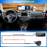 10.26" Wireless Apple Android Carplay Dual Dash Cam Front Rear Camera with 64G Card