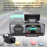 4K Dash Cam UHD 2160P WiFi Front Dashcam Night Vision Car Camera with 64GB Card