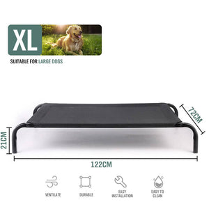 XL Elevated Trampoline Pet Bed Dog Puppy Raised Heavy Duty Large Hammock Mesh