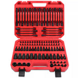 107Pc Hex & Torx Bit Socket Set E-Torx Extra Long Allen Key Sockets Metric & SAE