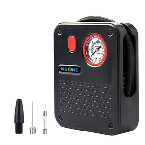 NOONE 1.9M Air Compressor Tire Inflator 12V Portable Car Tire Inflator Pump 60W