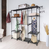 Sorti Freestanding Portable Closet Metal Wardrobe Garment Rack Hanger