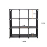 Storage Organizer, 9 Cubes, Wardrobe Closet Storage Shelves