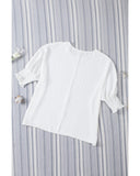 Azura Exchange Shift Top with Smocked Wrist - L